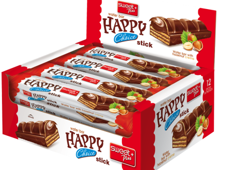 Happy Choice Stick Wafer Bar (Sweet Plus) CASE (12 x32g) Fashion