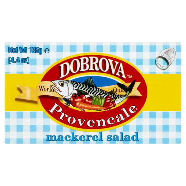 Mackerel Salad, Provencale (Dobrova) 125g (4.4oz) For Discount