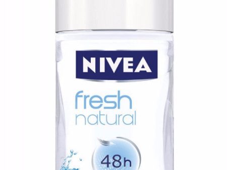 Nivea FRESH Natural for Women Roll-On Deodorant, 50ml Supply