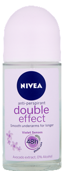 Nivea Double Effect Violet for Women Roll-On Deodorant, 50ml Fashion