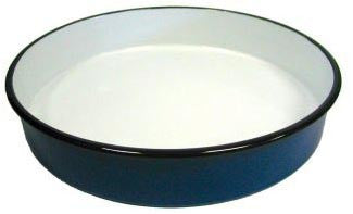 Round Enamel Pan (32 cm), approx. 2 in. deep For Sale