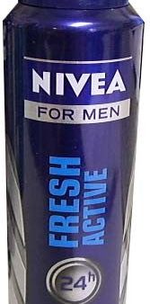 Nivea Spray Deodorant, Fresh Active For Men, 150ml Online