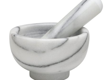 HIC Marble Mortar and Pestle, 4 x 2.5 in. For Sale