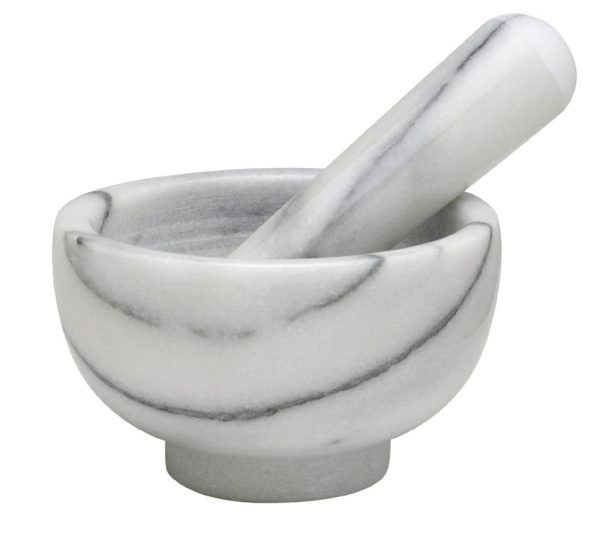 HIC Marble Mortar and Pestle, 4 x 2.5 in. For Sale