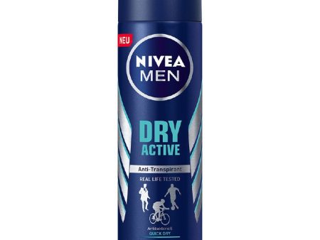 Nivea Spray Deodorant, DRY For Men, 150ml For Discount