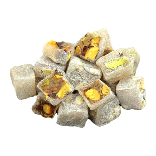 Turkish Delight with Pistachio, Rahat Lokum (Dobrova) 16 oz on Sale