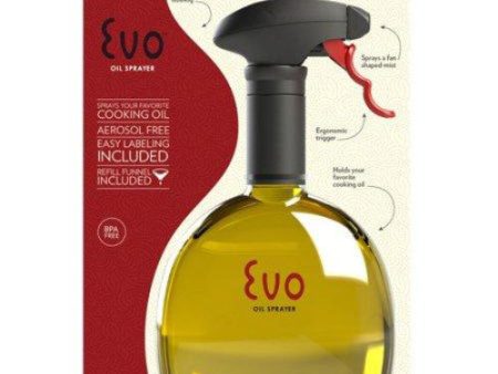 Evo Oil Sprayer Bottle, Non-Aerosol for Olive Oil and Cooking Oils, 18oz For Cheap