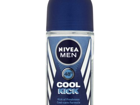 Nivea Cool Kick For Men Roll-On Deodorant, 50ml For Sale