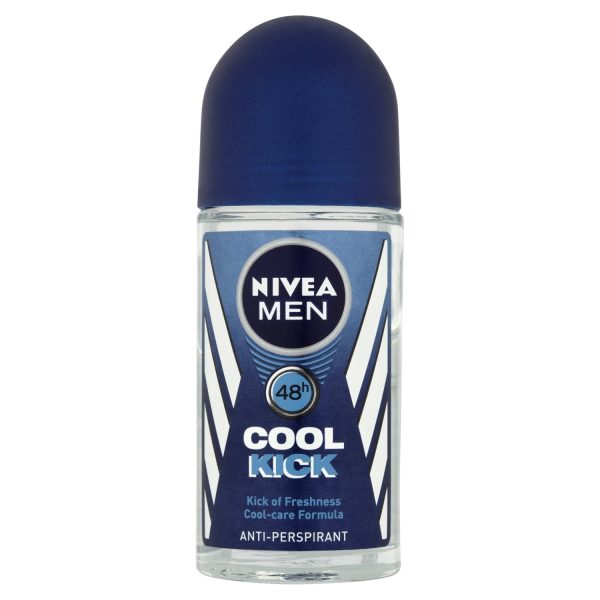 Nivea Cool Kick For Men Roll-On Deodorant, 50ml For Sale