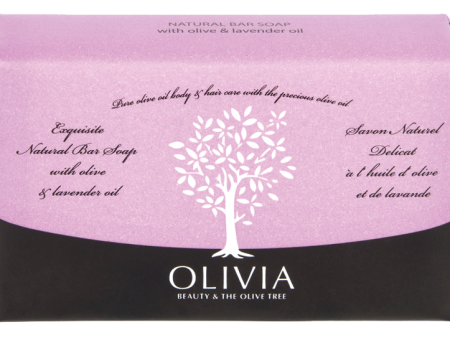 OLIVIA Olive Oil Soap with Lavender Oil, 125g Online now