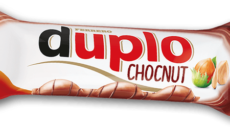 Duplo Whole Hazelnuts Covered in Wafer and Chocolate, 26g on Sale