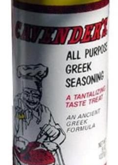 Cavenders All Purpose Greek Seasoning CASE (12x3.25oz) Online now