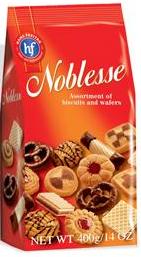 Assorted Biscuits and Wafers - Noblesse   400g on Sale