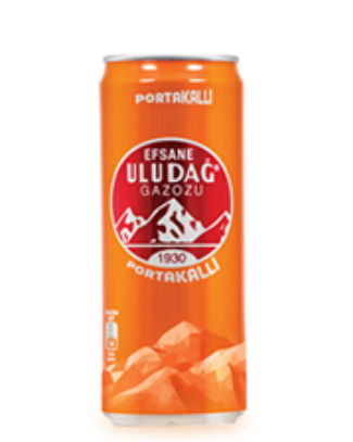 Uludag Gazoz, Portakalli (Orange) 330ml can Online