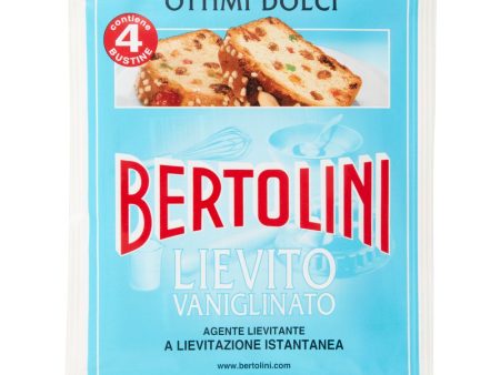 Lievito Vaniglinato (Bertolini) (4 x 16g), 64 g - 4 Bustine Discount