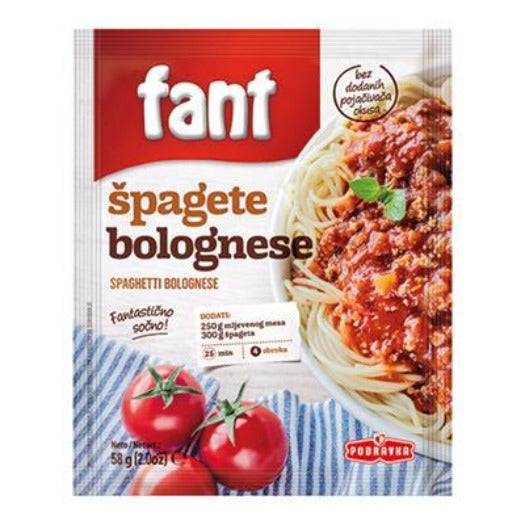 Fant Seasoning Mix for Spaghetti Bolognese, 58g For Discount