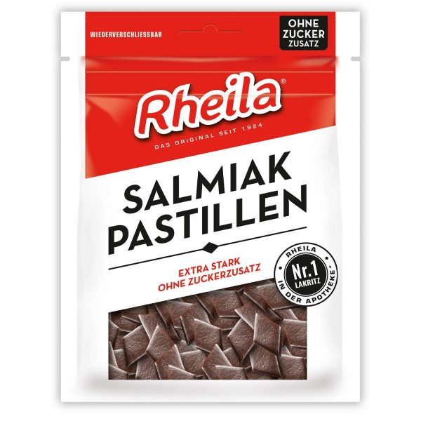 Rheila Salmiak Pastillen - Licorice, 90g For Discount