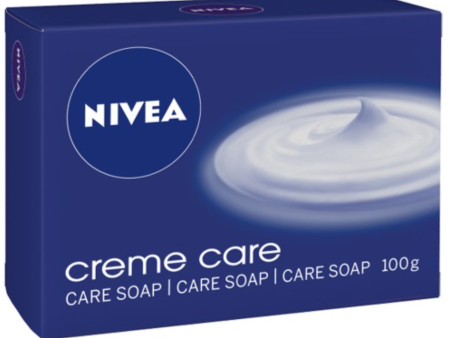 Nivea Creme Care Soap, Bar 100g -Blue Box Hot on Sale