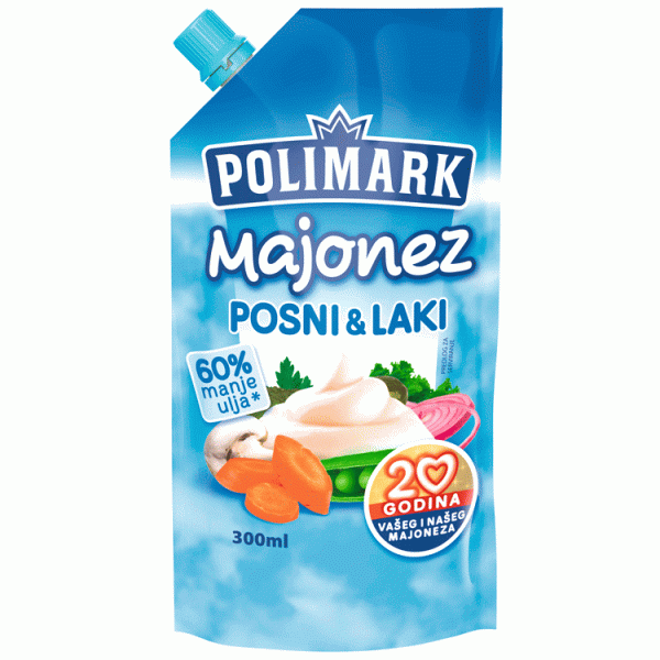 Majonez, Posni & Laki (Polimark) 280ml Fashion