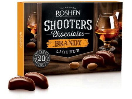 Shooters Dark Chocolate with Brandy Liquor (ROSHEN) 150g Online