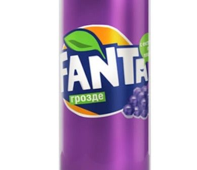 Fanta Grape Soda, 330 ml Can Online Hot Sale