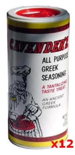 Cavenders All Purpose Greek Seasoning CASE (12x8oz) Online