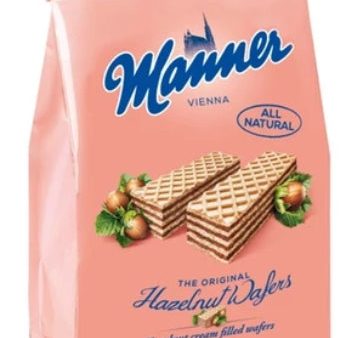 Hazelnut Cream Filled Wafers (manner) 14oz bag Cheap