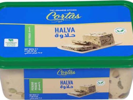 Halva with Pistachio (Cortas) 2 lb Online Hot Sale