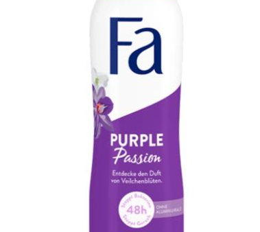 Fa Spray Deodorant, Purple Passion, 150ml Hot on Sale