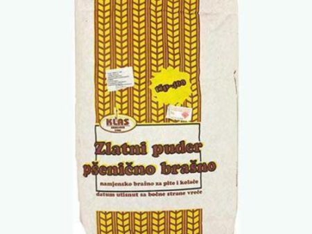 Flour for Fillo Dough(Pita) and Cookies, Zlatni Puder, 10 kg -Type 400 For Sale