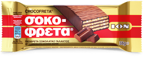 Chocofreta - Milk Chocolate Covered Wafers  38g on Sale