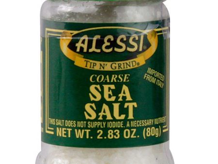 Alessi Sea Salt with Grinder 2.83oz (80g) For Sale