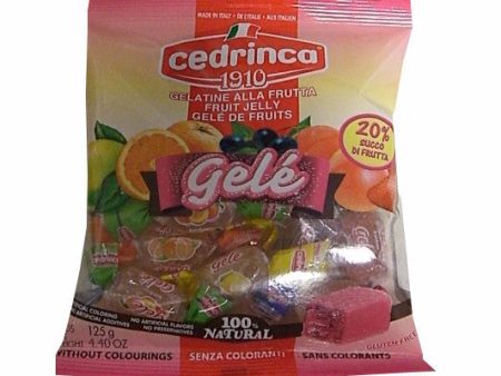 Gele Fruit Jelly Candy (Cedrinca) CASE (24 x 4.4 oz (125g)) For Cheap