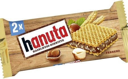 Hanuta Wafers Filled with Hazelnut Creme (2s) For Sale