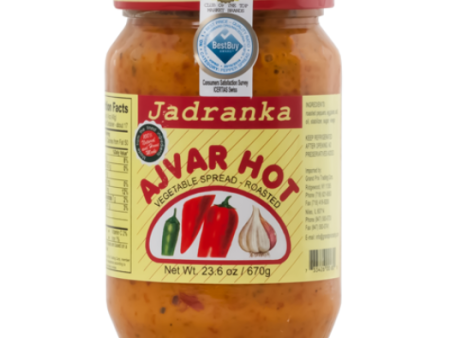 Ajvar Hot (Jadranka) 670g (23.6 oz) For Sale