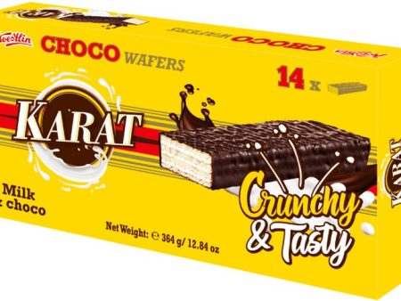 Karat Choco Wafers, Milk & Choco (Koestlin) 364g Supply