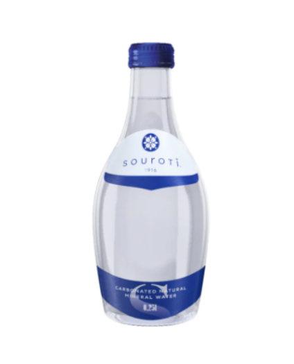 Souroti Sparkling Natural Mineral Water, 250ml Supply