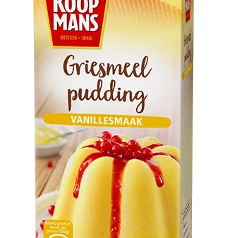 Koopmans Vanilla Semolina (Griesmeel) Pudding Mix, 500g For Sale