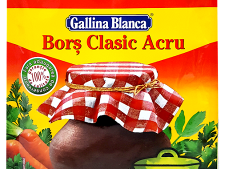 Bors Clasic Acru, Vegetable Mix for Borsch (Gallina Blanca) 50g Online now