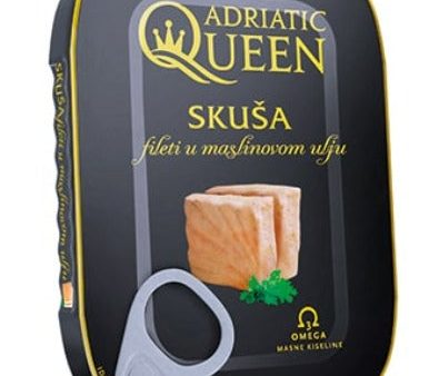 Adriatic Queen SKUSA- Mackerel Fillets in Olive Oil, 105g Online