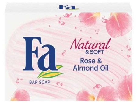 Fa Bar Soap, Natural & Soft Rose & Almond Oil, 100g Online