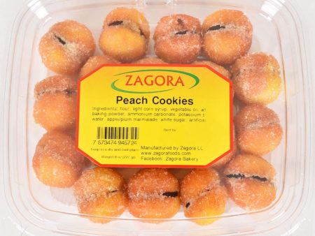 Zagora Peach Cookies, 8 oz (227g) For Cheap