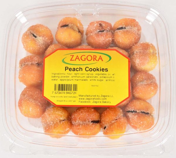 Zagora Peach Cookies, 8 oz (227g) For Cheap