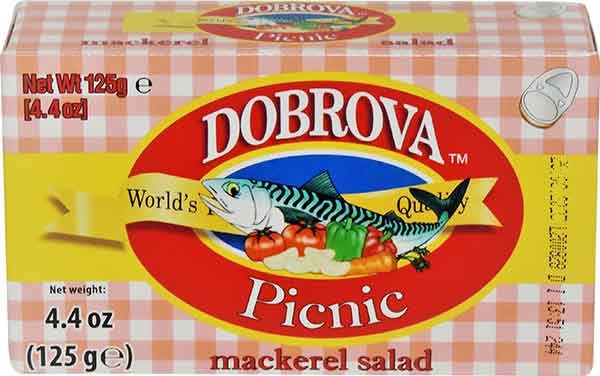 Mackerel Salad, Picnic (Dobrova) 125g (4.4oz) Online now