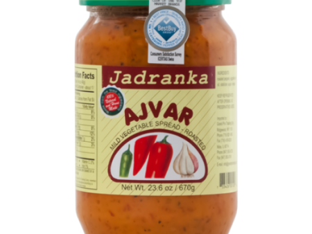 Ajvar Mild (Jadranka) 670g For Sale