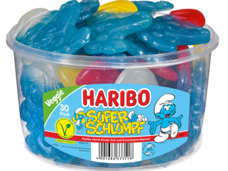 Haribo Super-Schlumpf (Large Smurfs) 30st, Tub Online