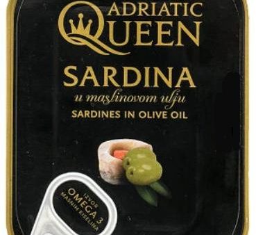 Adriatic Queen Sardines in Olive Oil, 105g Cheap