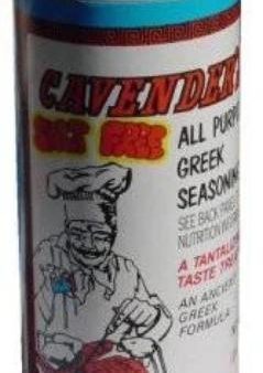 Cavenders All Purpose Greek Seasoning, Salt Free(No MSG), CASE (12x7oz) Fashion