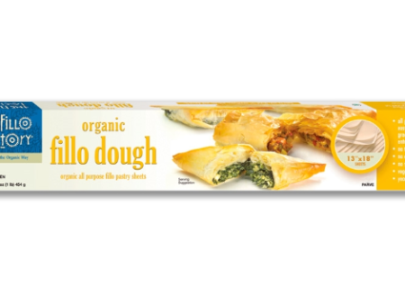 Organic Fillo Dough (Fillo Factory) (4 x 1 lb) 4 PACK Fashion