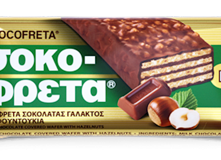 Chocofreta - Milk Chocolate Wafers With HAZELNUTS, 38g on Sale